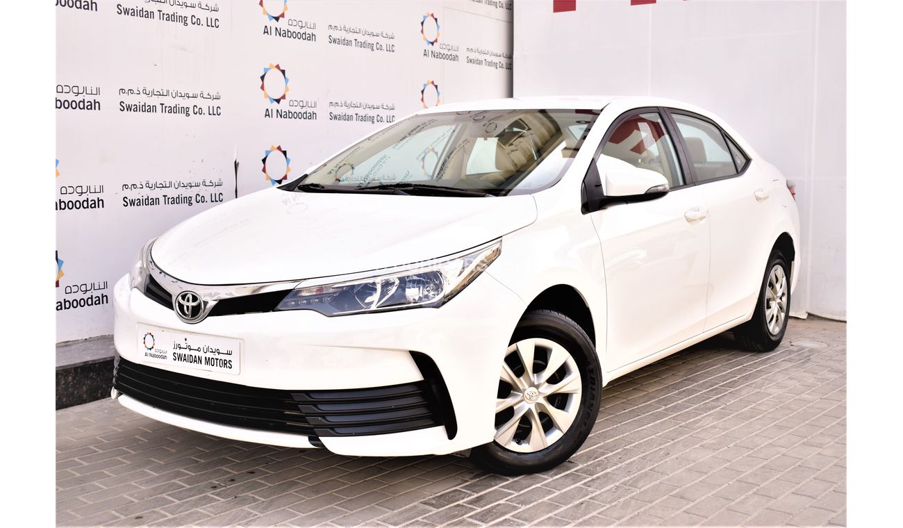 Toyota Corolla AED 1076 PM | 1.6L SE GCC DEALER WARRANTY
