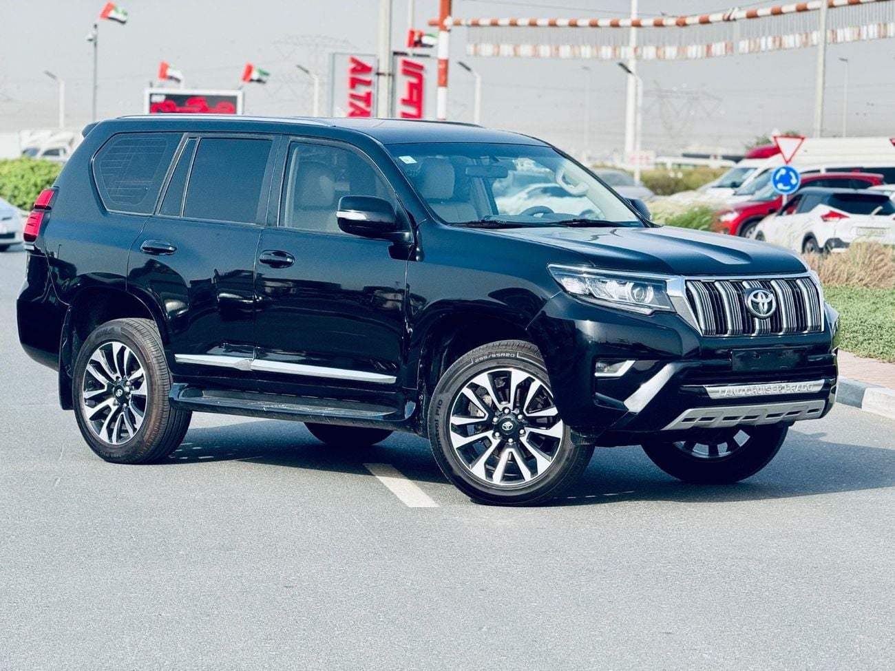 Toyota Prado Toyota Prado model 2021 petrol cylinder 4 black colour
