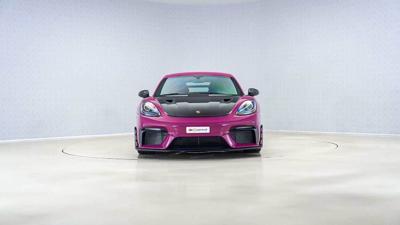 Porsche Cayman Cayman GT4 RS Weissach | AED 11,293 PM | Warranty March 2027 | GCC