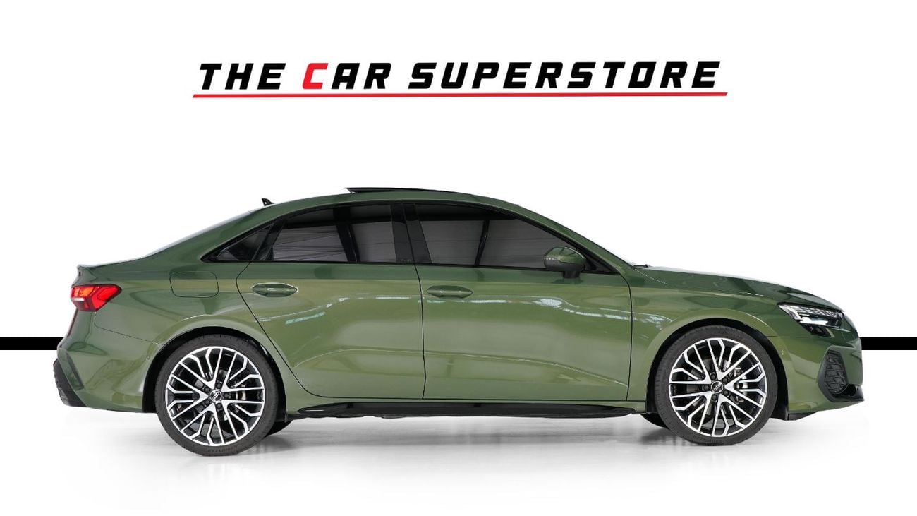 Audi A3 35 TFSI S Line 1.4L S line-GCC-District Green--Audi warranty & service valid till 2030