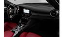 Alfa Romeo Giulia Q2 / 7 Year Alfa Romeo Warranty & 5 Year Service Contract / Low Kms