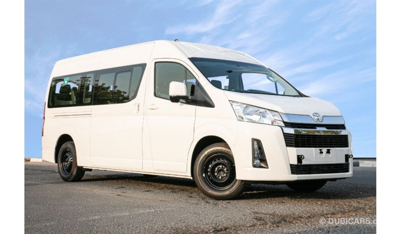 تويوتا هاياس 2020 Toyota Hiace 13 Seater 2.8 L  Diesel with Rear Cooler , Rear Speakers , Bluetooth and Roof Moun