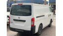 Nissan Urvan standard roof panel van with agency warranty , VAT inclusive