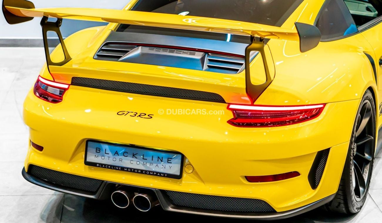 Porsche 911 2019 Porsche GT3 RS, Porsche Warranty, Full Porsche Service History, Signal Yellow, Low KMs, GCC