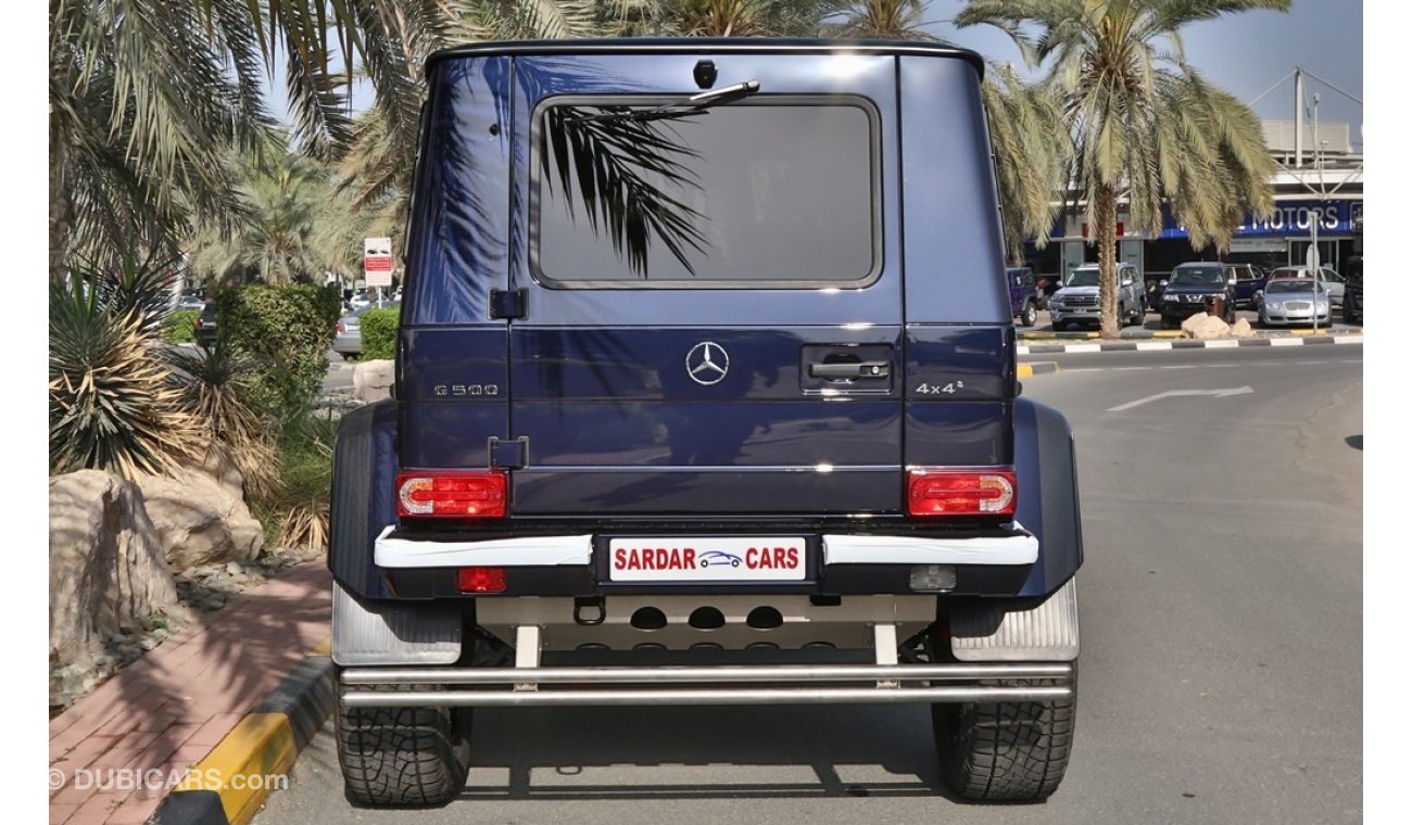 Mercedes-Benz G 500 4X4² German Specs