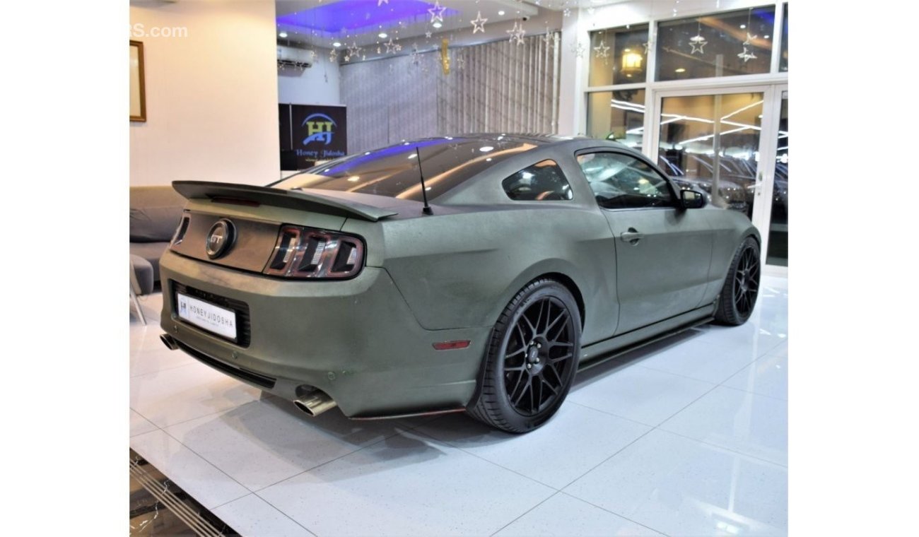 فورد موستانج EXCELLENT DEAL for our Ford Mustang 5.0 GT 2013 Model!! in Crinkled Green Color! GCC Specs