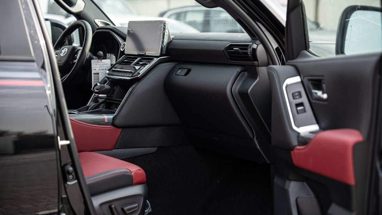 تويوتا لاند كروزر GRS 3.5L - Attitude Black-GR-S Black Inside Dark Red | Export Only
