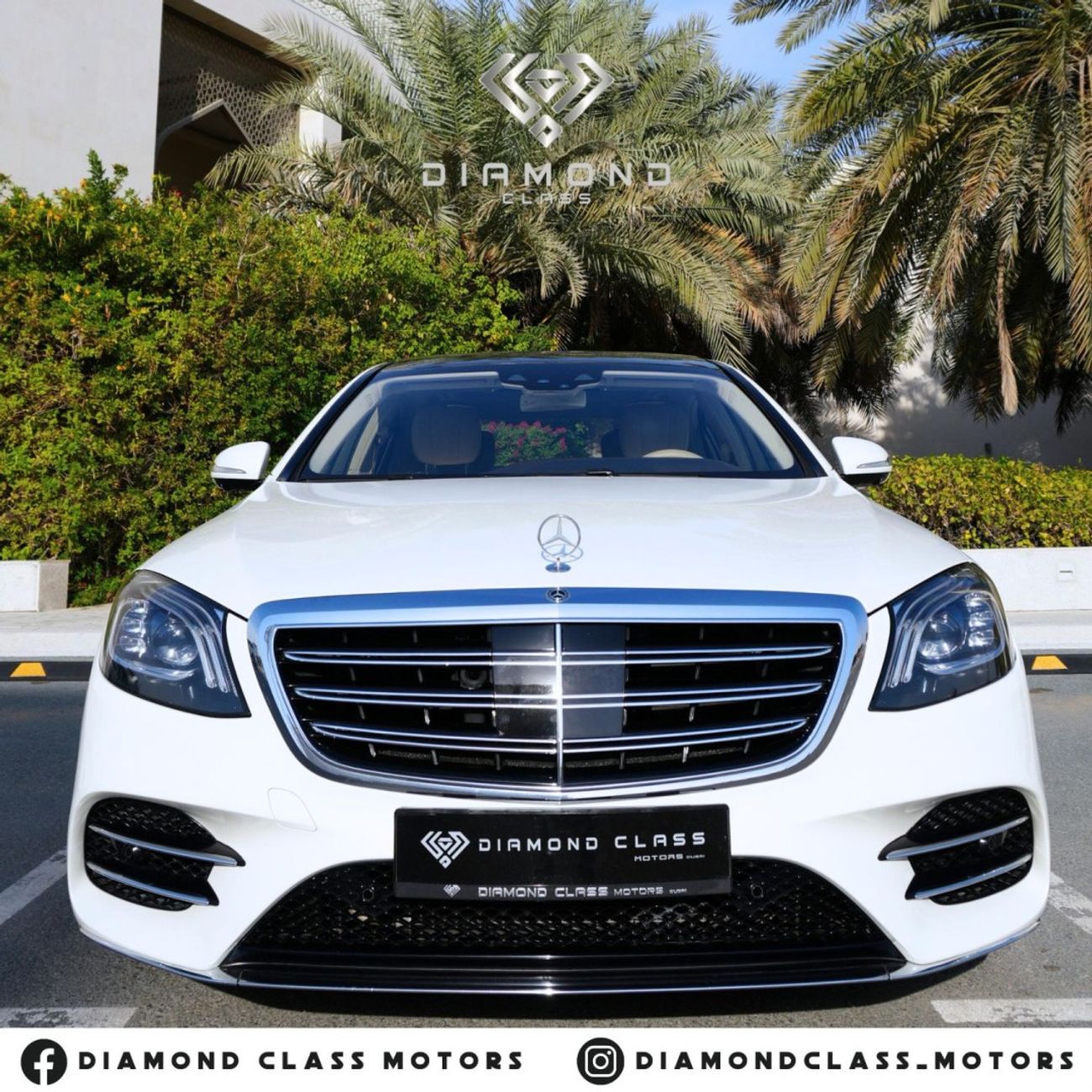 Mercedes-Benz S 560 Exclusive Edition 4.0L Mercedes S560 AMG Full Option  Panoramic  5 Buttons  2018 GCC