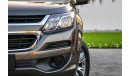 شيفروليه تريلبلازر LT AWD Brand New!  - Agency Warranty! - GCC - AED 1,706 PER MONTH - 0% DOWNPAYMENT