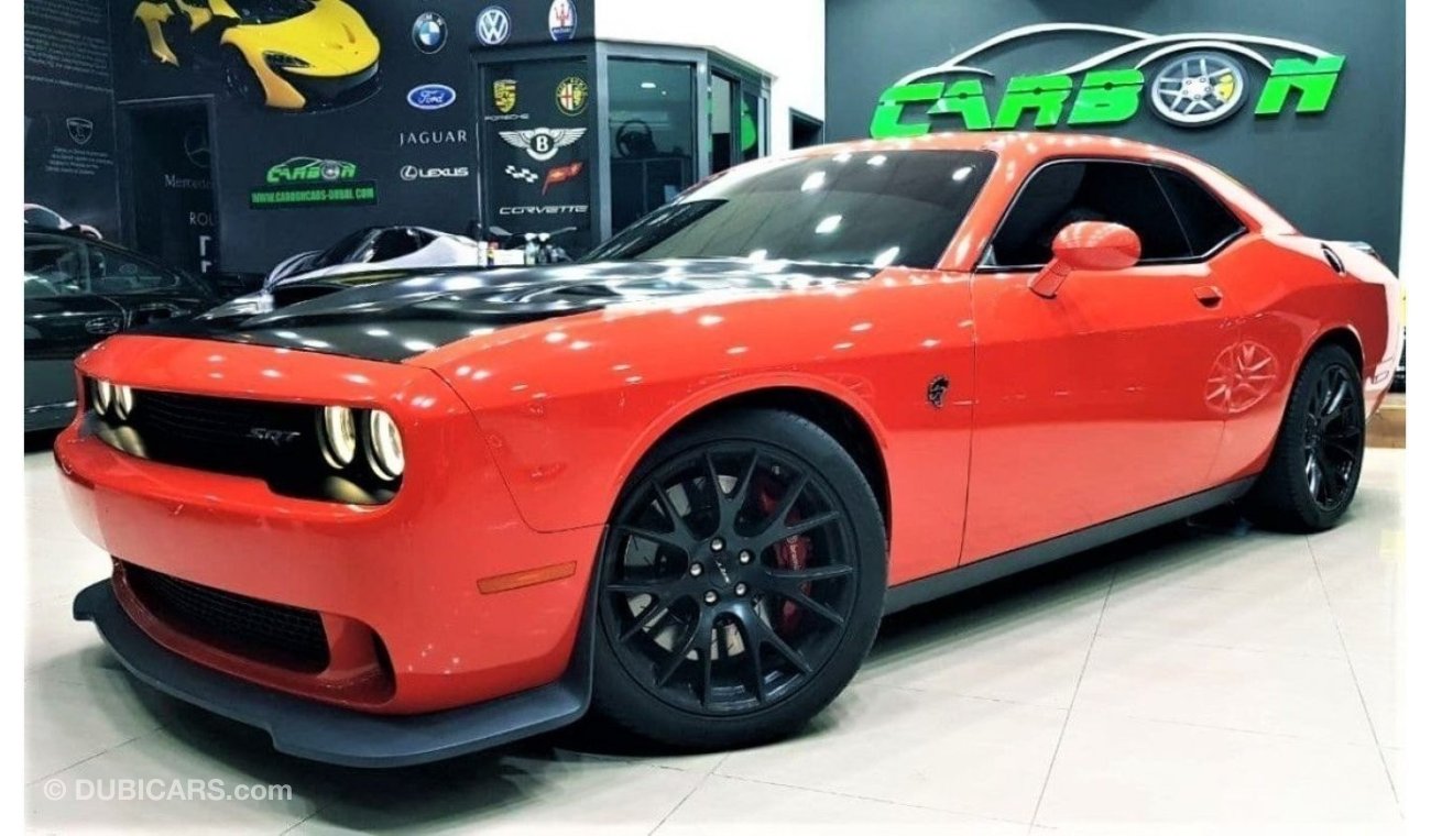 دودج تشالينجر SPECIAL OFFER CHALLENGER HELLCAT 707 HP 2016 WITH A LOW MILEAGE 49K KM GCC FULL SERVICE HISTORY