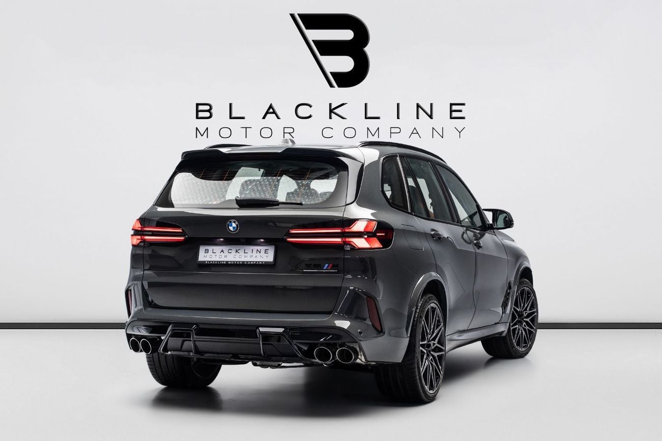 بي أم دبليو X5 M BUY NOW, PAY 2027 | THE BLACKLINE STANDARD | October 2030 BMW Warranty + Service Contract, GCC