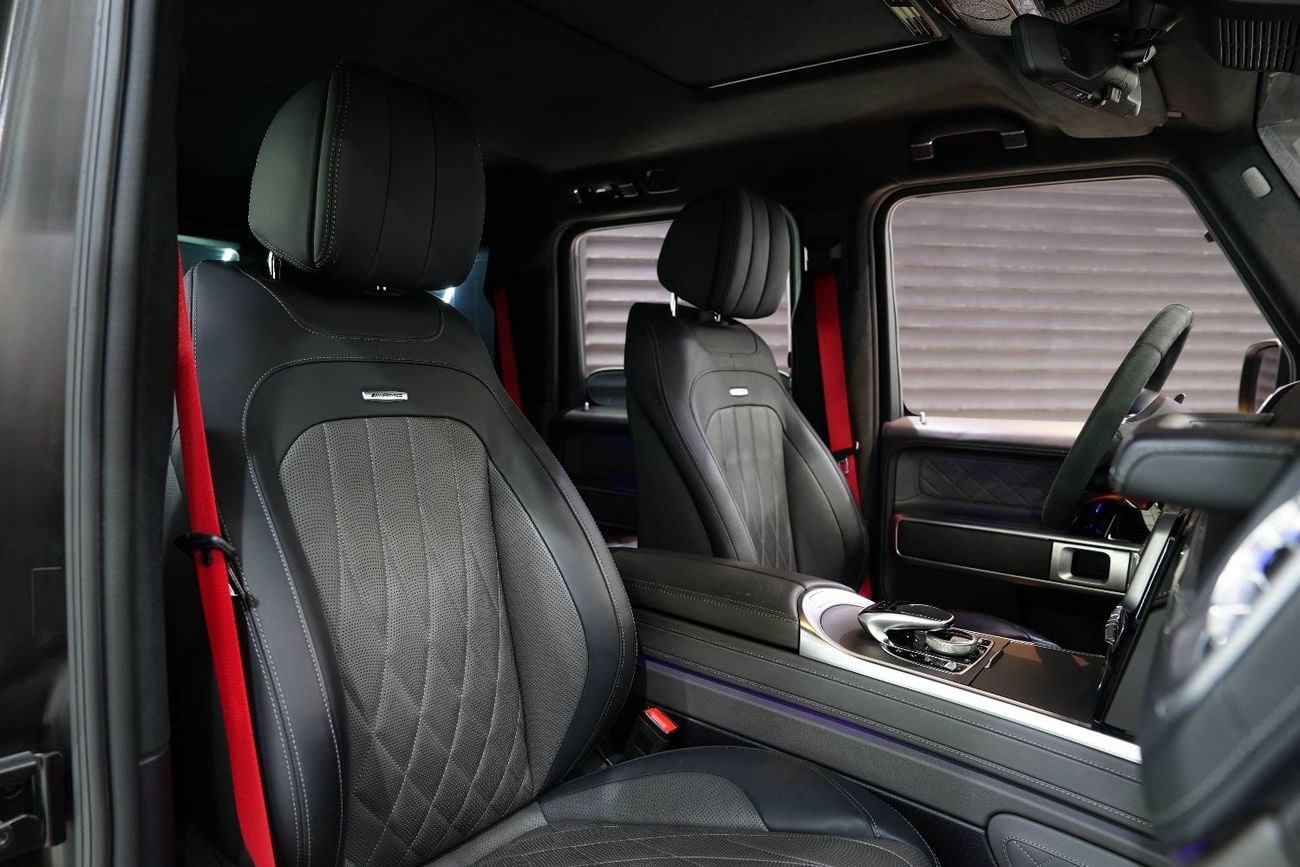 مرسيدس بنز G 63 AMG 4x4² هيكل خارجي/داخلي من ألياف الكربون، رف سقف، محاور بوابة، مواصفات خليجية!!