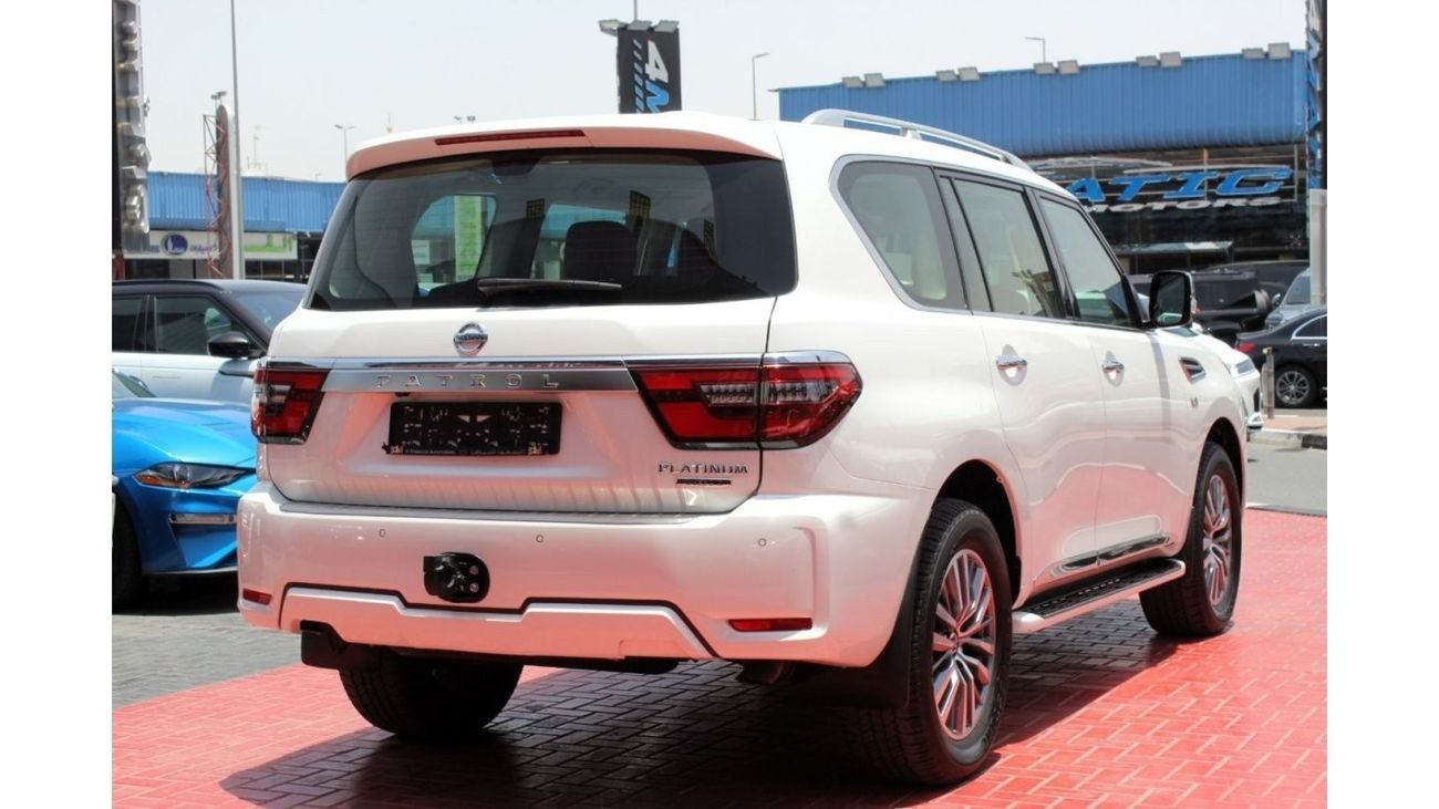 Nissan Patrol LE Platinum City PLATINUM CITY LE V8 2021 GCC LOW MILEAGE SINGLE OWNER WITH AGENCY PACKAGE IN MINT C