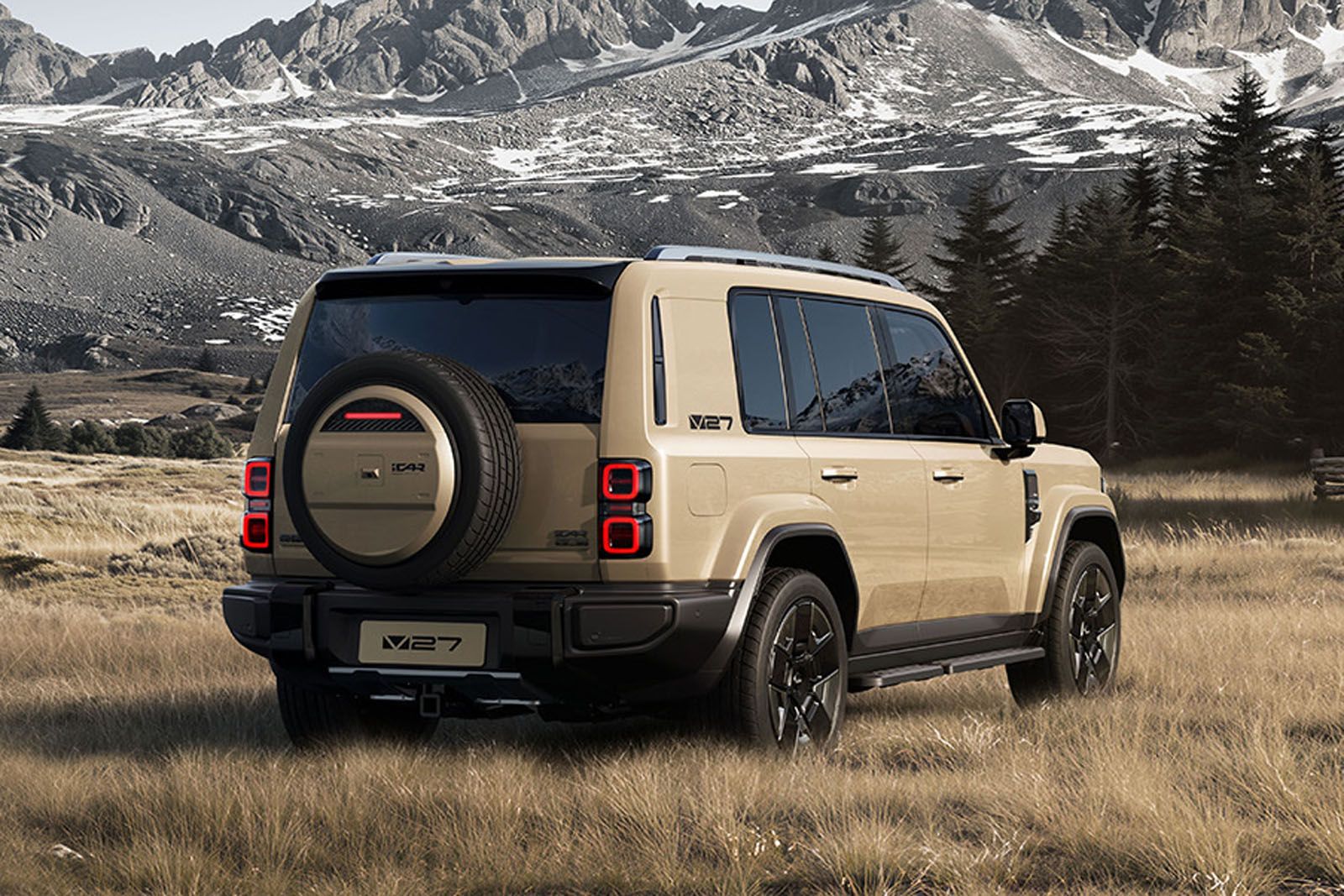 iCaur V27 exterior - Rear Right Angled