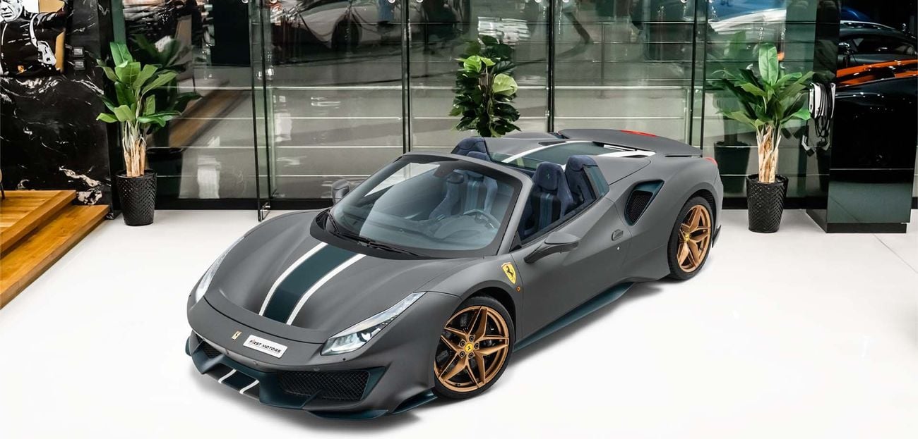 Ferrari 488 3.9L V8 Twin-Turbocharged Engine