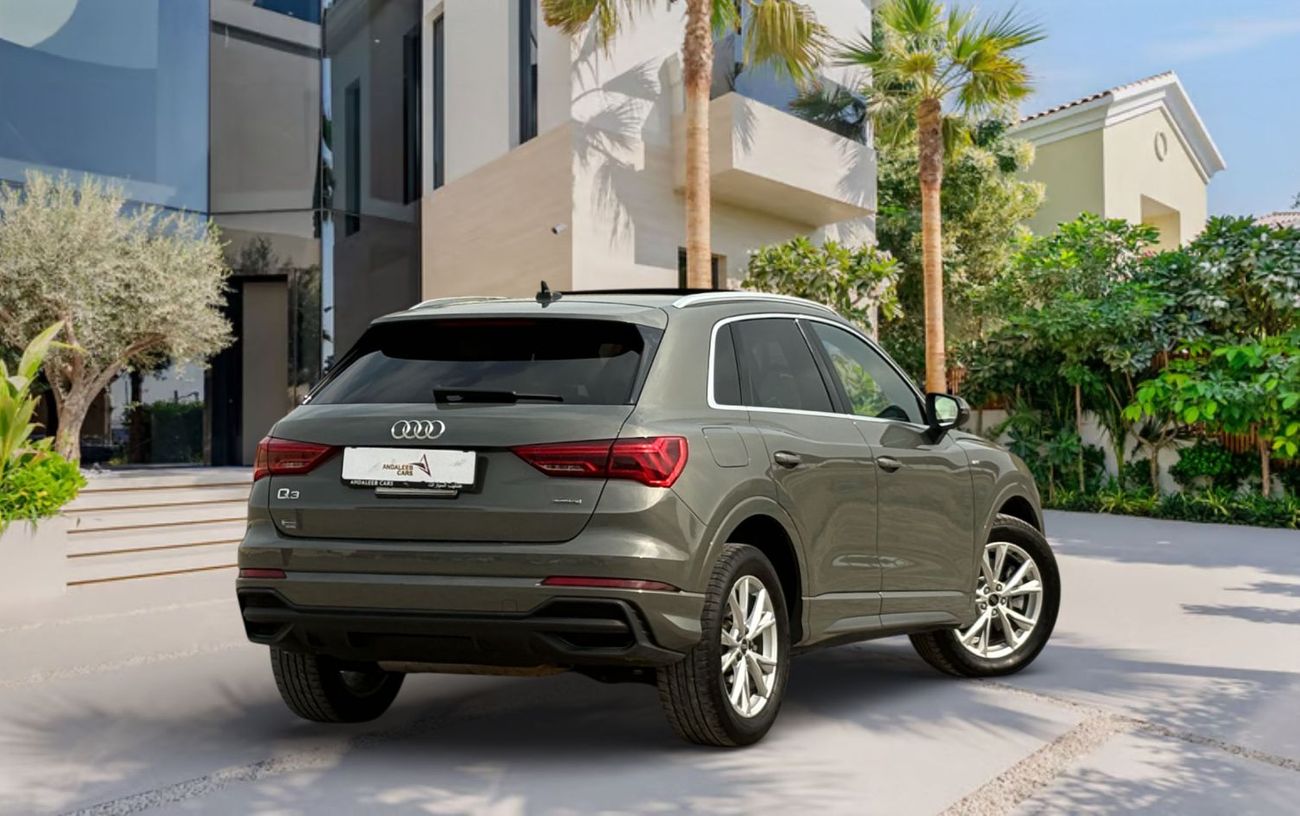 Audi Q3 40 TFSI quattro S Line 2.0L Q3 PREMIUM S-LINE 2.0L A/T | 2023 |  AED 1,590 per month