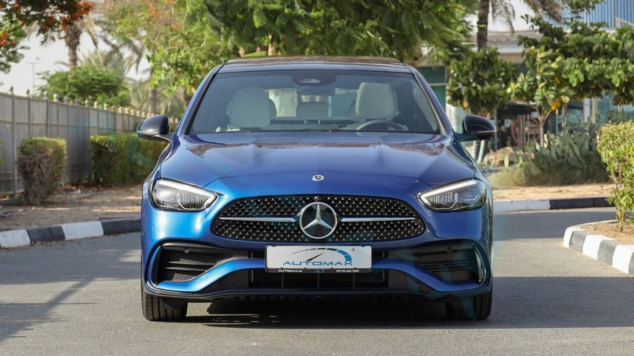 Mercedes Benz C200 (For Export , НА ЭКСПОРТ) AMG Premium EQ Boost 1.5L RWD GCC 0Km Без пробега