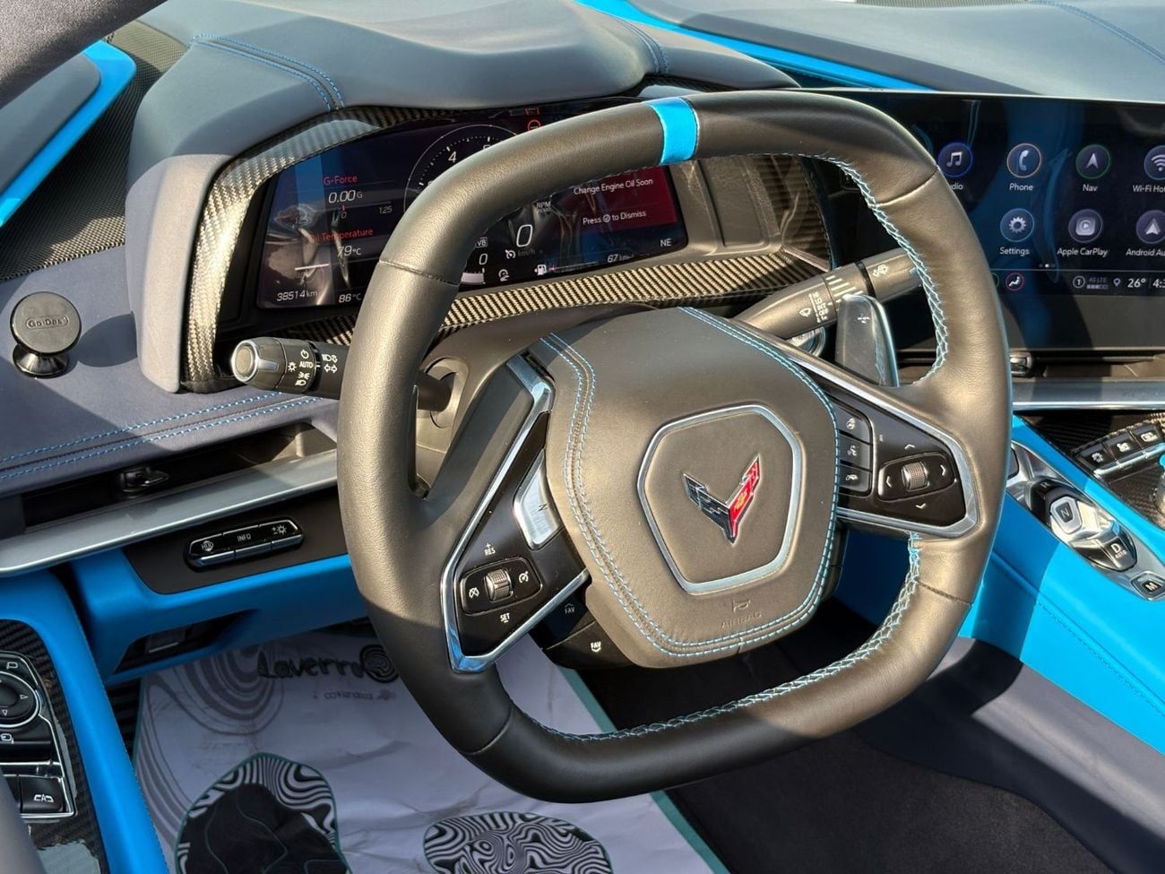 شيفروليه كورفت AED 5,420 P.M | 0% DOWN PAYMENT | CHEVROLET CORVETTE STINGRAY 3LT | AGENCY WARRANTY | FULL AGENCY SE