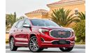 GMC Terrain Agency Warranty! Low Mileage!  GCC - AED 2,280 per month - 0% Downpayment
