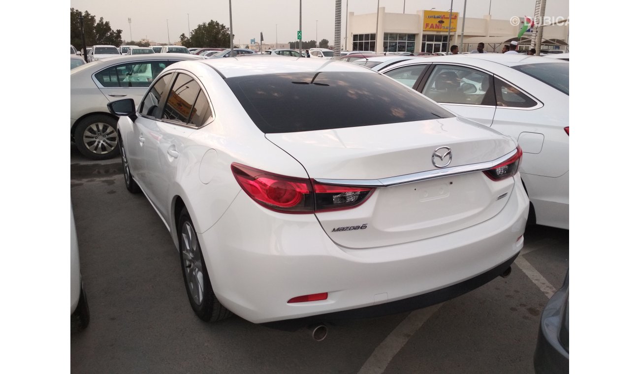 Mazda 6 WHITE 2016 GCC FULL OPTION NO PAIN NO ACCIDENT PERFECT