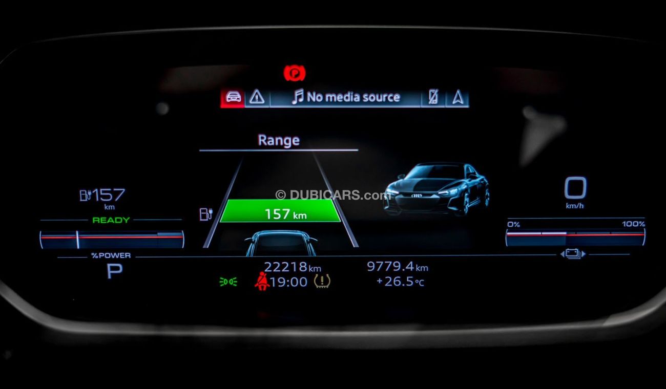 Audi etron 2022 Audi E-Tron GT, 2027 Audi Warranty + Service Contract, Carbon Interior, Low KMs, GCC