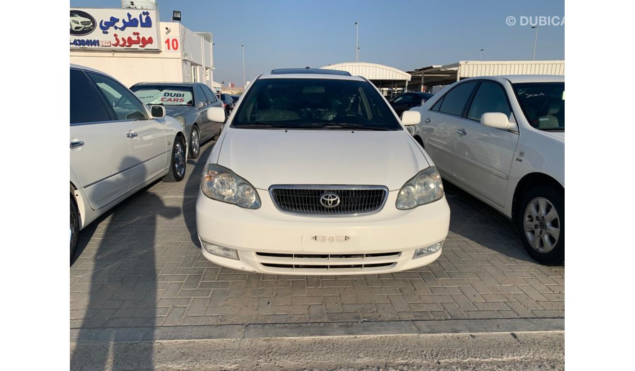 تويوتا كورولا وارد اليابان بطاقة جمركية  2003   LIMITED  1800CC