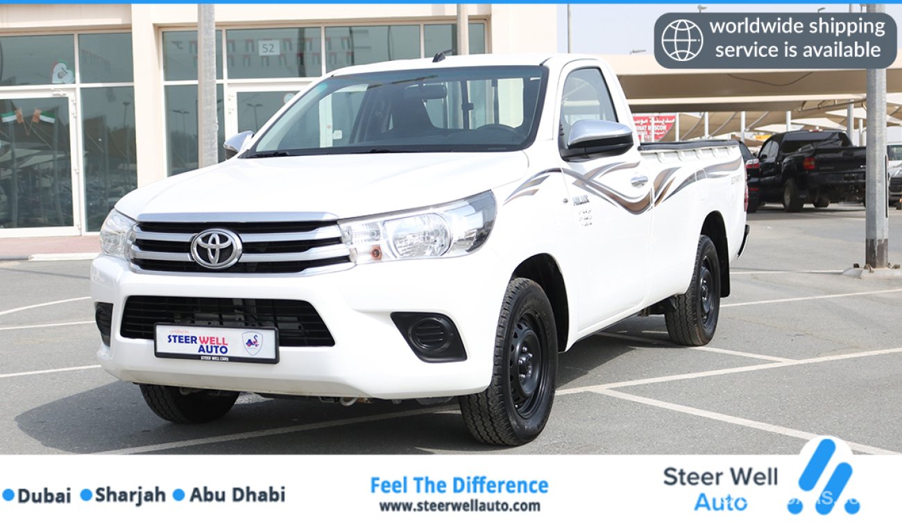 Toyota Hilux 4x2 SINGLE CABIN PICKUP WITH GCC SPECS