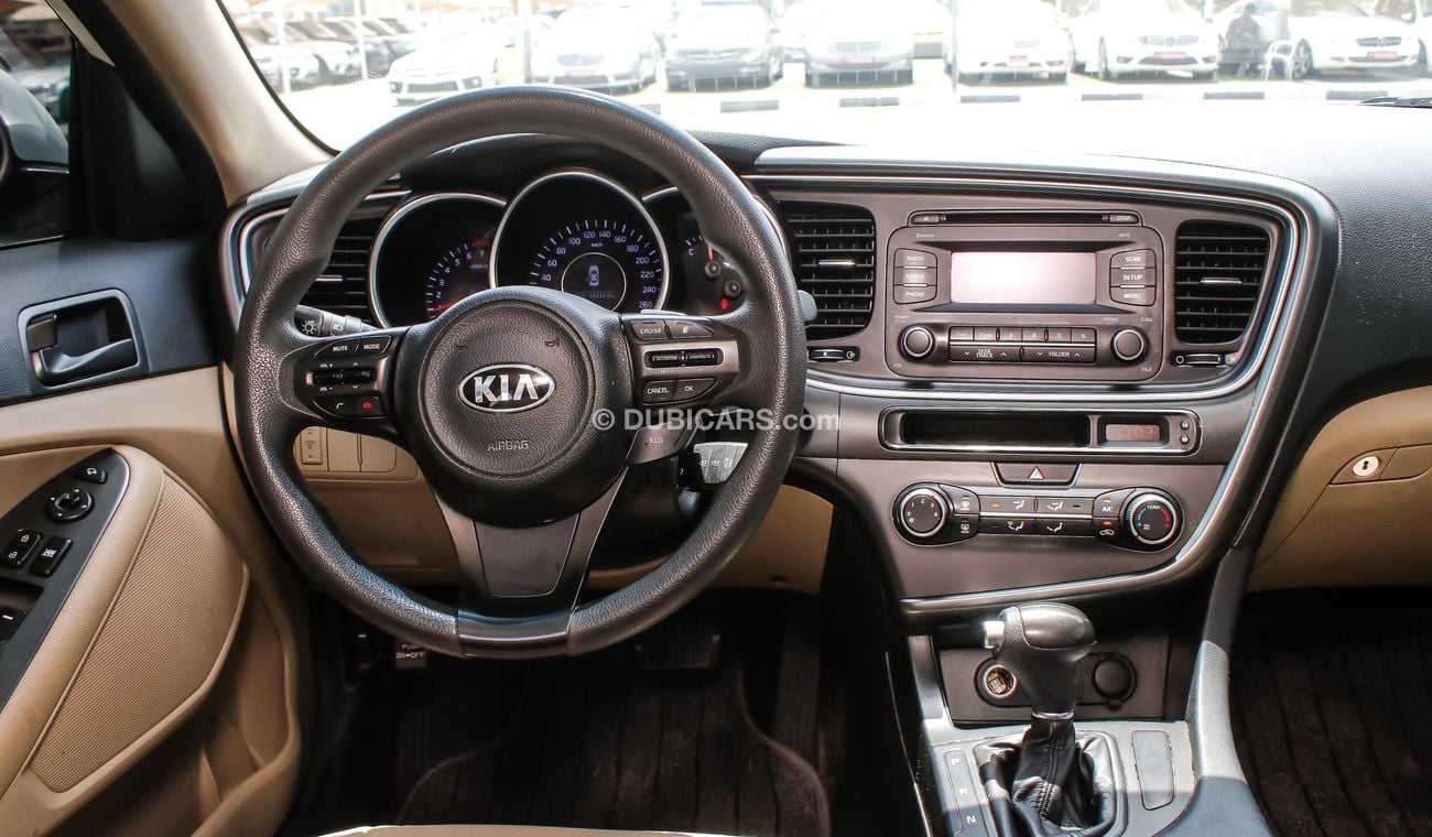 كيا أوبتيما 2014 Kia Optima Gulf specs V4 clean car in excellent condition