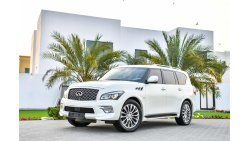 Infiniti QX80 Full Agency Service History! - Top Spec! - Under Warranty! - Only AED 2,330 Per Month - 0% DP