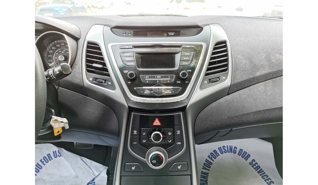 هيونداي إلانترا 1.8L, 16" Rims, LED Headlights, Front Heated Seat, Fabric Seats, Active ECO Control (LOT # 3133)