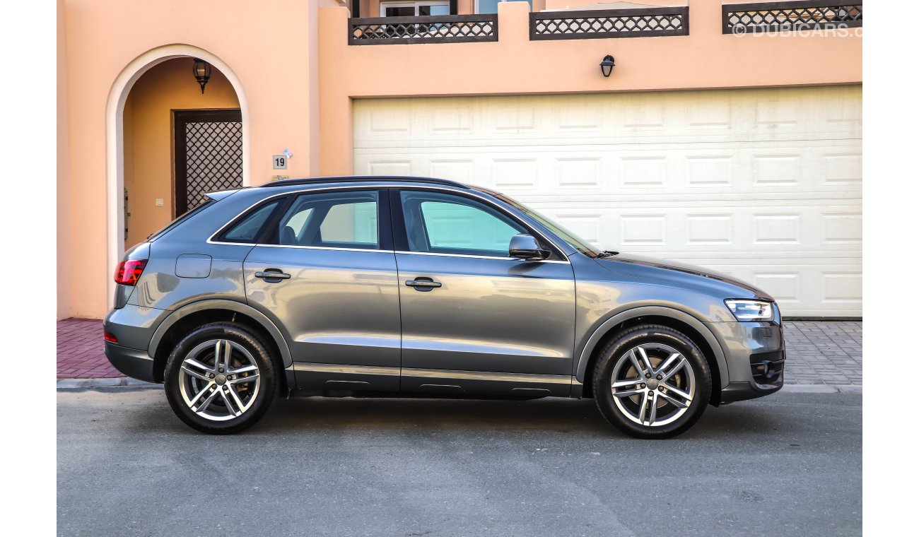 Audi Q3 35 TFSI 2015 GCC under Warranty with Zero Down-Payment.