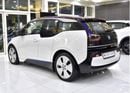 بي أم دبليو i3 EXCELLENT DEAL for our BMW i3 eDrive ( 2019 Model ) in White & Black Color GCC Specs