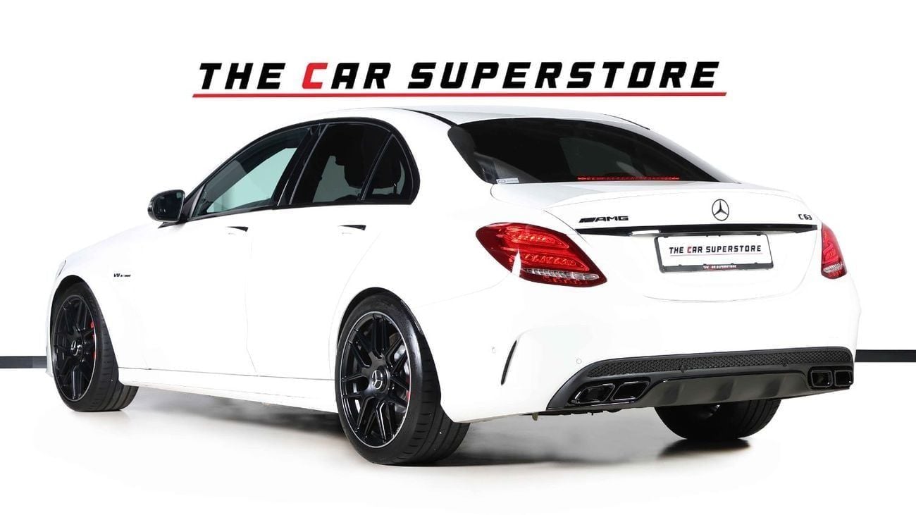 Mercedes-Benz C 63 AMG Std 4.0L Sedan 2017-MERCEDES BENZ C63 AMG-FULL SERVICE HISTORY-IMMACULATE CAR