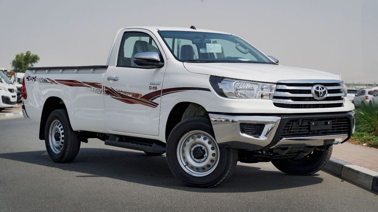 تويوتا هيلوكس 2.4L GLX - 4x4 Manual Transmission | Single Cabin with Bed Liner | D-4D | GCC