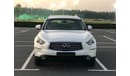 Infiniti QX70 Luxury Plus MODEL 2014 GCC CAR PERFECT CONDITION INSIDE AND OUTSIDE FULL OPTION SUN ROOF LEATHER SEA