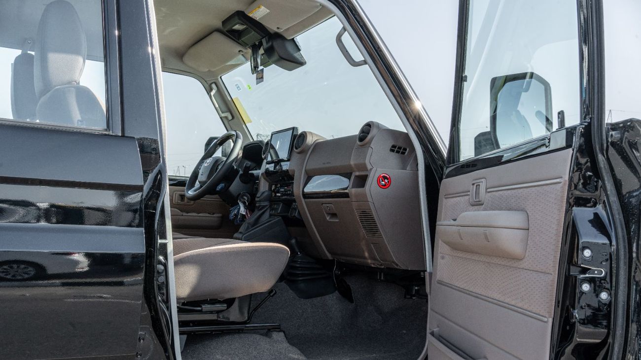 Toyota Land Cruiser 70 2026 Toyota Land Cruiser LC76 4.0L AT Petrol (Black-Brown) Mid Option