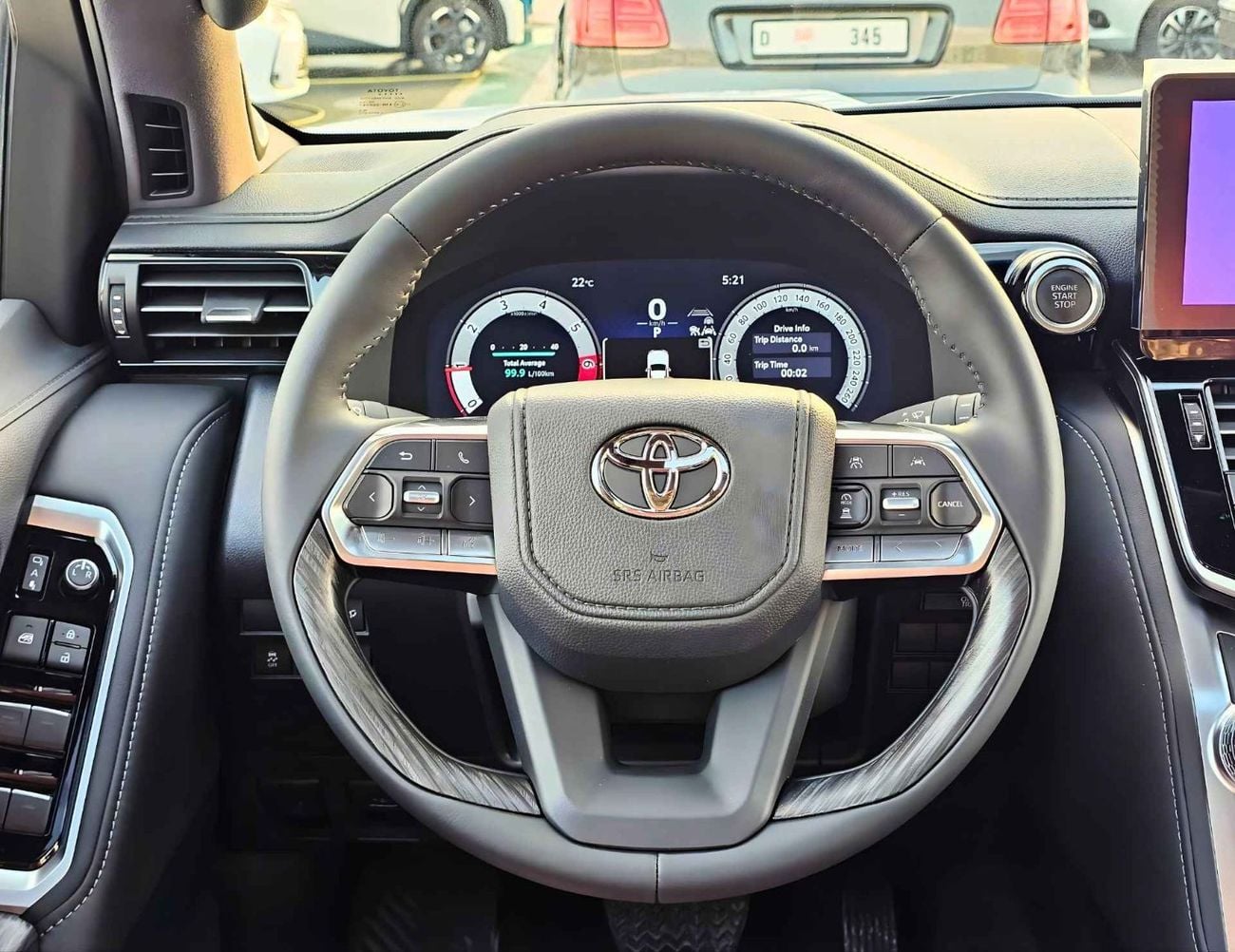 Toyota Land Cruiser VXR TWIN TURBO FULL OPTION WITH AERO KIT/3.5L PETROL V6 4WD/360* CAMERA / RADAR / HEADUP DISPLAY /JB