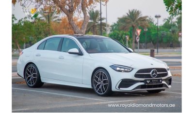 مرسيدس بنز C200 بريميوم Mercedes Benz C200 AMG kit GCC 2022 Under Warranty and Free Service From Agency