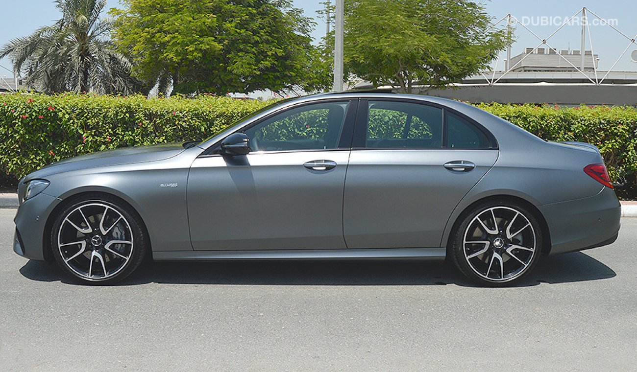 Mercedes-Benz E 43 AMG 2018, 3.0L V6 Biturbo GCC, 0km w/ 2 Year Unlimited Mileage Warranty