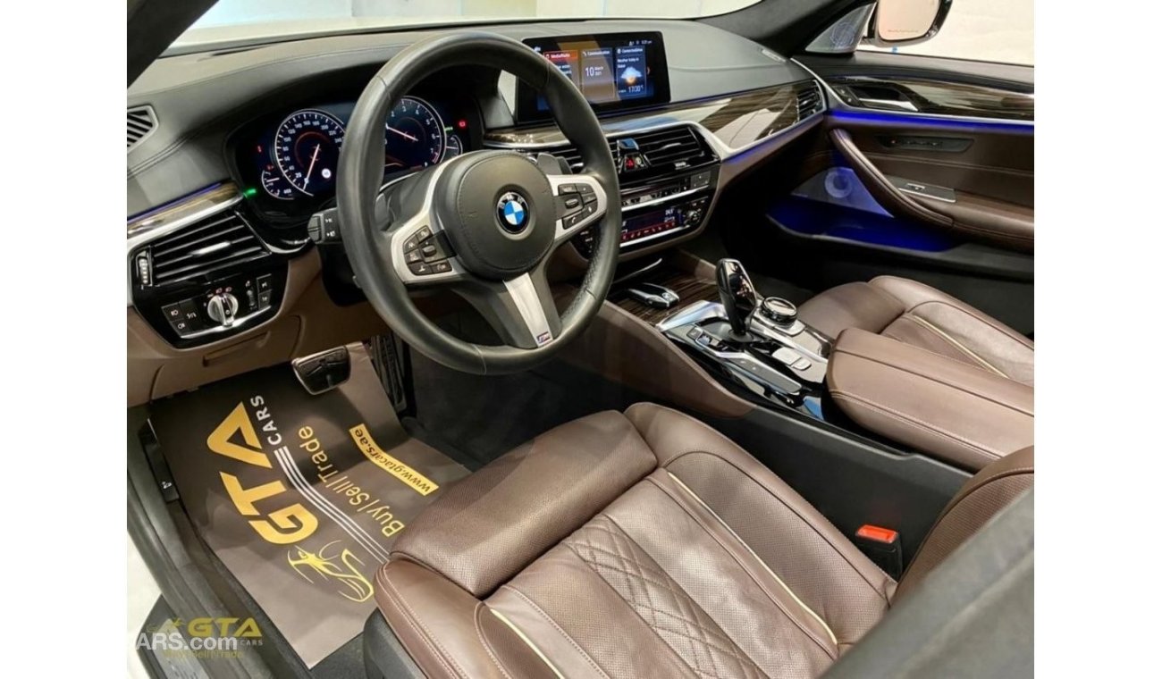 بي أم دبليو 530 2018 BMW 530i M-Sport, BMW Warranty-Service Contract-Full Service History, GCC