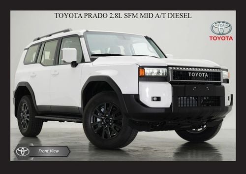 Toyota Prado #AN TOYOTA PRADO 2.8L SFM MID A/T DSL 2025 Export Only
