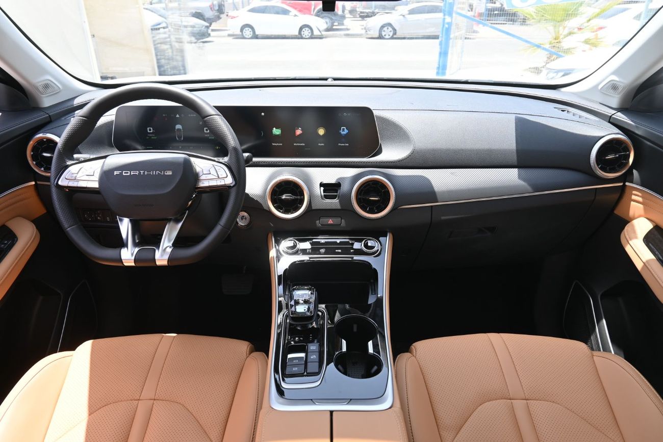 فورسينغ تي 5 إيفو Forthing TS EVO HEV 1.5L Turbo + Hybrid, Model 2024, Color Dark Grey