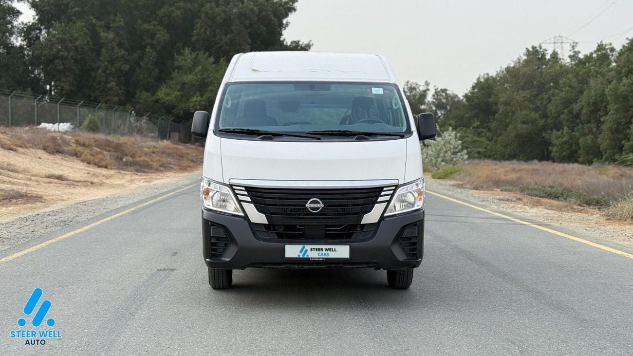 Nissan Urvan HIGH ROOF WIDE BODY 3-Seater Manual (4-Door) NV350 Highroof Delivery Van GCC Manual White