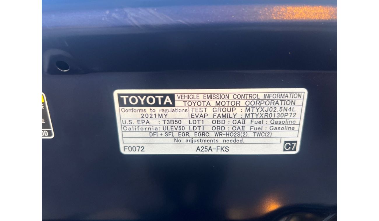 Toyota RAV4 2021 XLE PUSH START ENGINE AWD 2.5L USA IMPORTED
