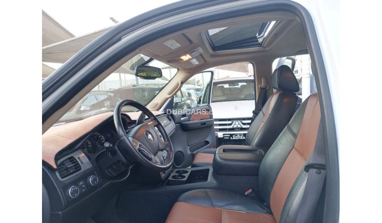 شيفروليه تاهو خليجى رقم واحد صبغ وكالة لون أبيض موديل 2008 جلد حساسات شاشه رنجات بحاله ممتازة لاتحتاج لأي مصاريف