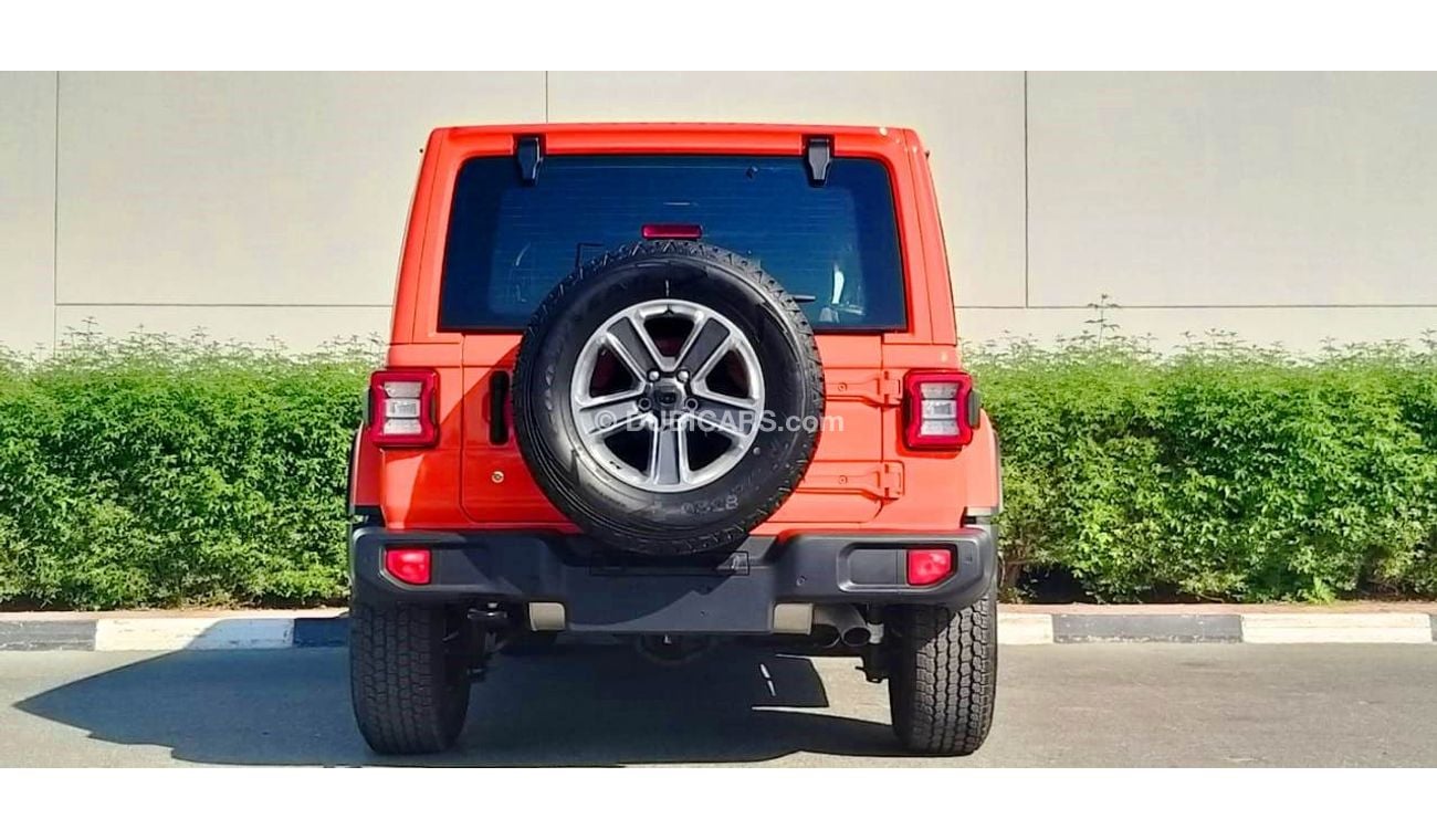 Jeep Wrangler Sahara Sky One Touch Power Roof GCC Specs Under Warranty