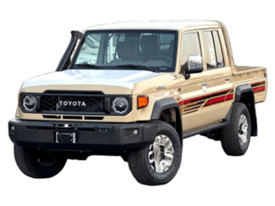 تويوتا لاند كروزر بيك آب ECT0138 - 2025 TLC79 DCab Pick Up - 2.8L Diesel Auto Beige - Full Options
