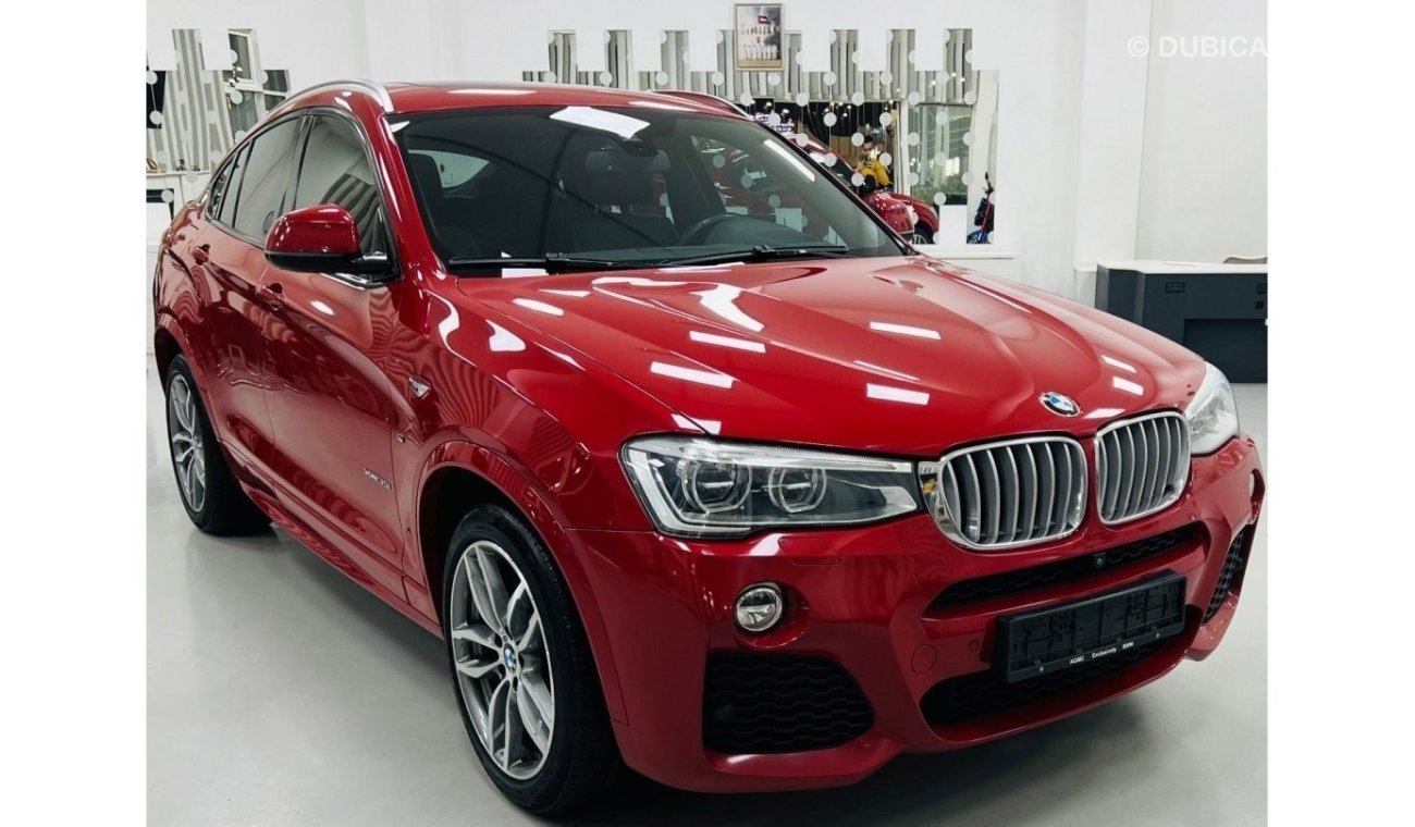 BMW X4 xDrive 35i M Sport GCC .. FSH .. Original Paint .. Perfect Condition .. Top