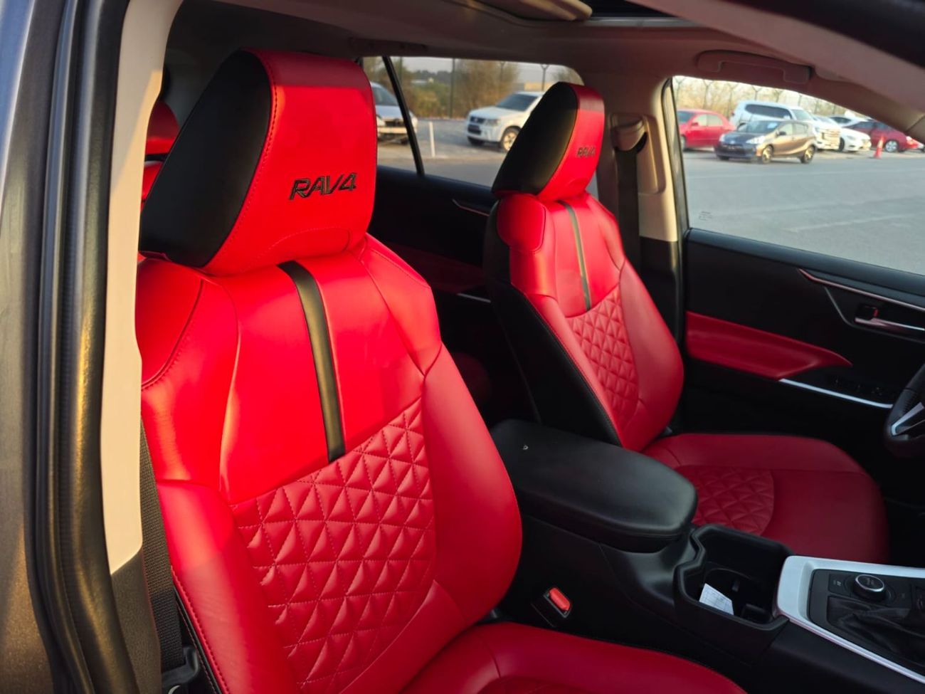 Toyota RAV4 XLE HEV 2025 Model hybrid engine Sunroof , Push button , leather seats and low mileage 6519 onlye