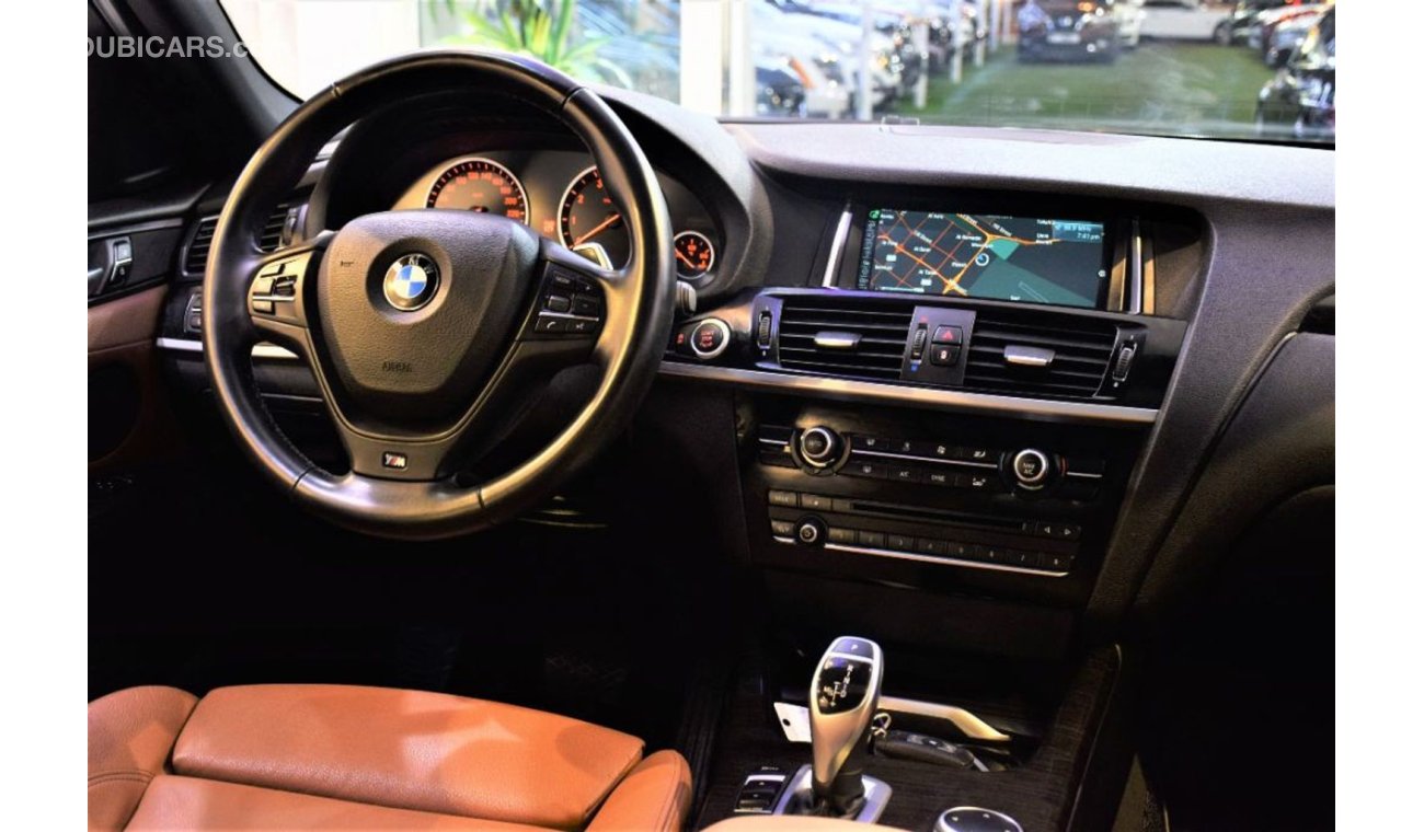BMW X4 ONLY 77000 KM! AMAZING BMW X4 M-Kit X-Drive35i 2015 Model!! in Black Color! GCC Specs